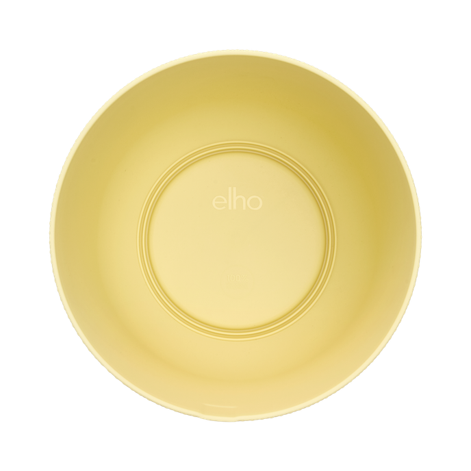jazz round 23cm cream yellow